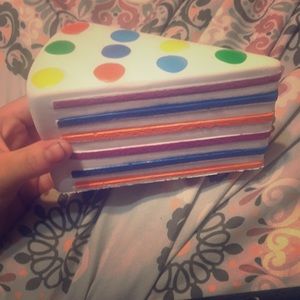 JUMBO multi color cake Squishy